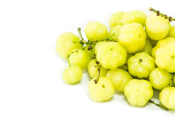 Star Gooseberry Isolated White Background — Stock Photo, Image