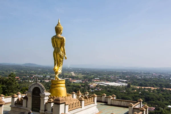 Nan Thailand December 2016 Het Staande Boeddhabeeld Bij — Stockfoto