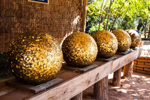 Golden Stones Thai Temple — Stock Photo, Image