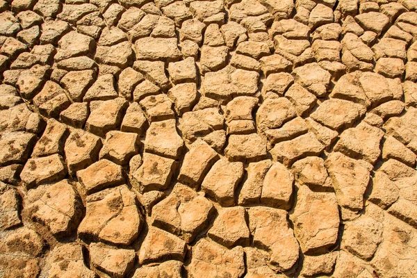 Fondo Seco Tierra Agrietada Textura Del Desierto Arcilla — Foto de Stock