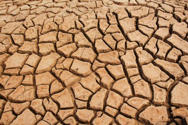 Fondo Seco Tierra Agrietada Textura Del Desierto Arcilla — Foto de Stock