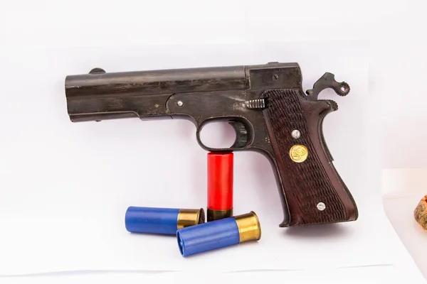 Armas Fuego Balas Metálicas — Foto de Stock
