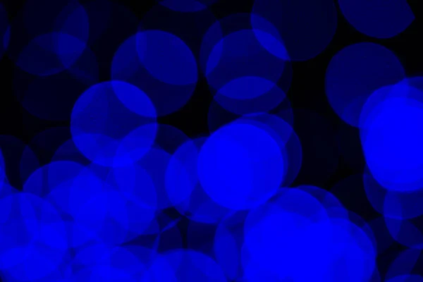 Blaue Bokeh Abstrakte Licht Hintergründe — Stockfoto