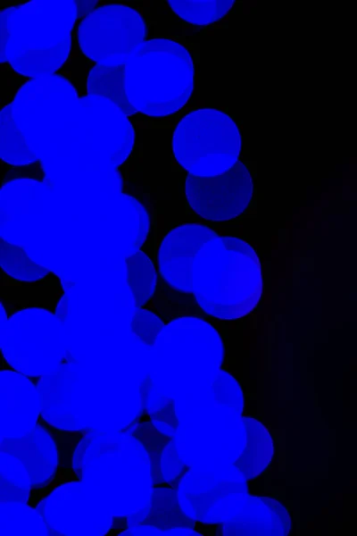 Abstrakter Hintergrund Blaues Bokeh — Stockfoto