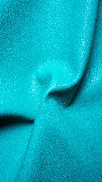 Closeup Τιρκουάζ Δέρμα Τις Συγκεντρώσεις Εικόνα Αρχείου