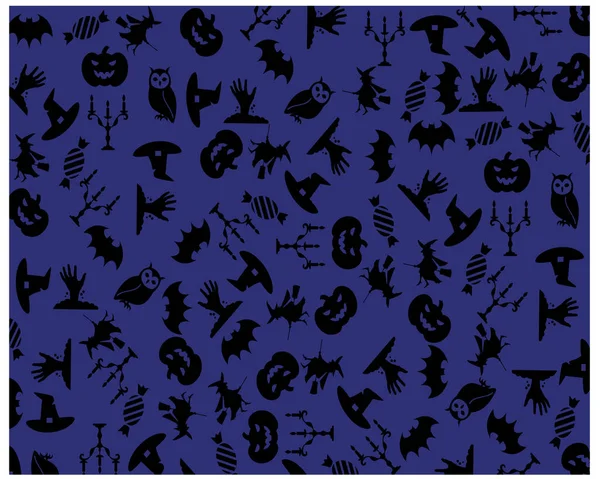 Halloween padrão fundo — Vetor de Stock