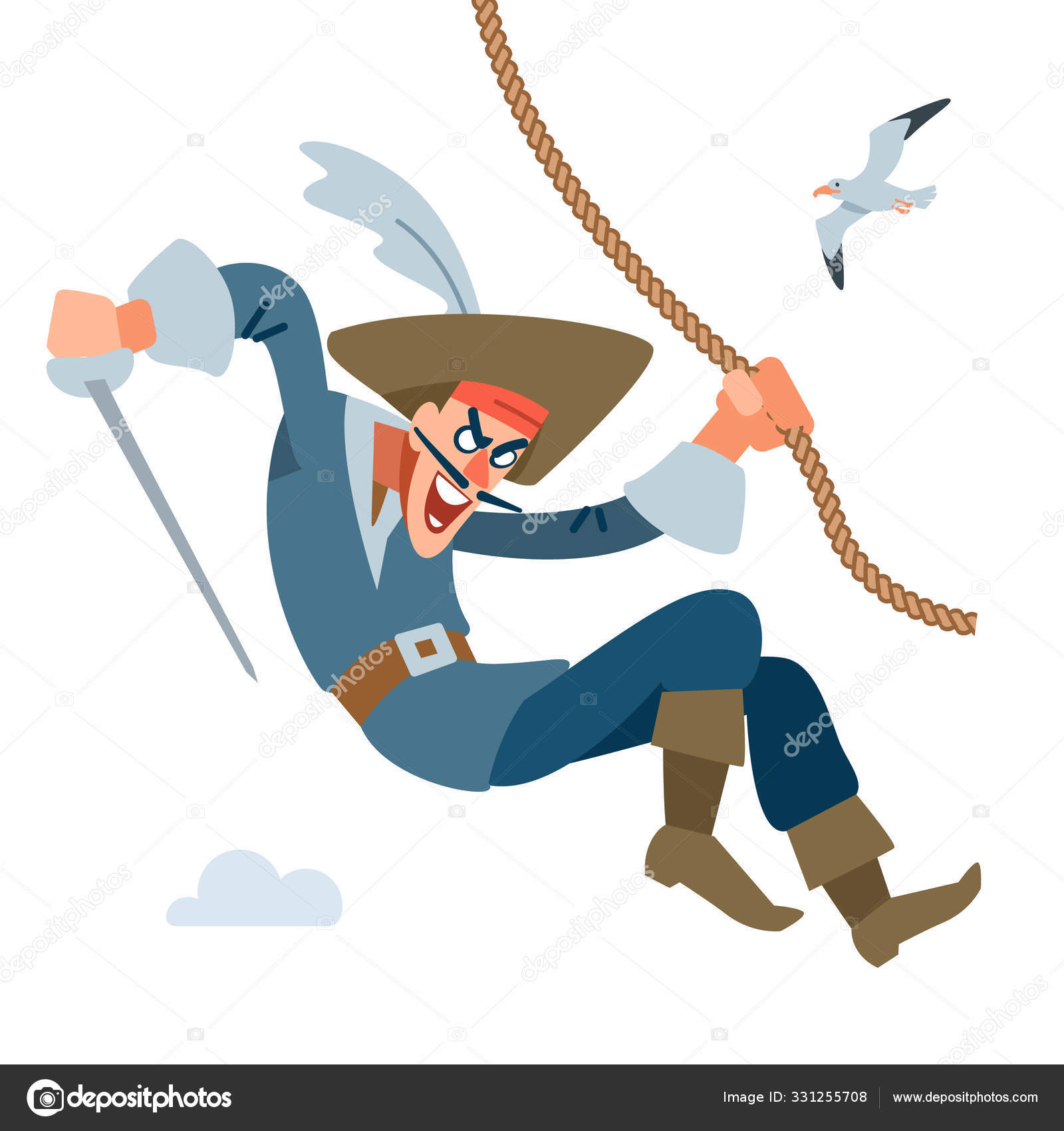 the-character-is-a-pirate-captain-pirate-attacks-from-above-hanging-on