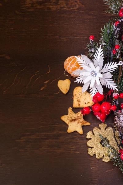 Noel ve yılbaşı süsleri yılbaşı ağacı için. Noel Kartpostalı.