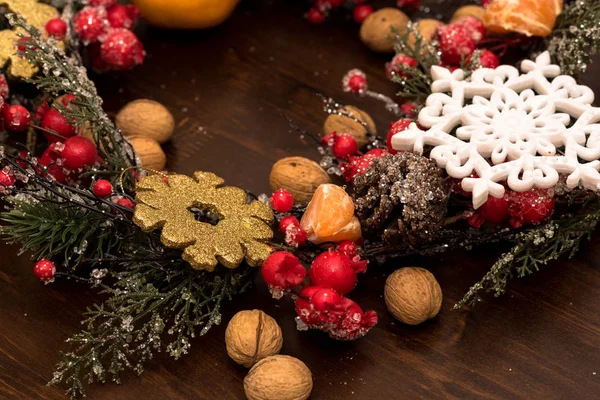 Noel ve yılbaşı süsleri yılbaşı ağacı için. Noel Kartpostalı.