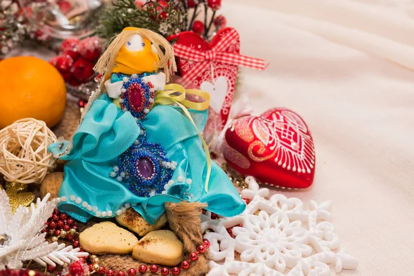 Noel ve yılbaşı süsleri yılbaşı ağacı için. Noel Kartpostalı.