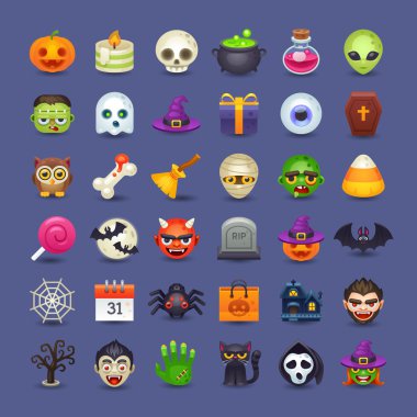 şirin halloween simgeleri