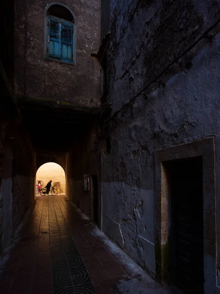 Colorfoul Streets Essaouira Morning Time Morocco — Stock Photo, Image