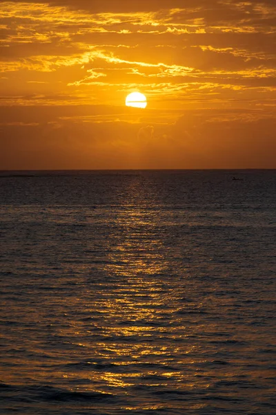 Beau Lever Soleil Sur Océan Zanzibar Tanzanie — Photo