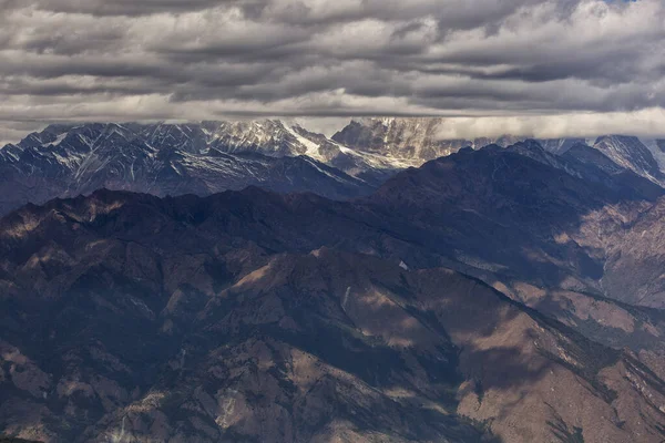 Schöne Landschaft Mit Dem Dhaulagiri Gipfel Vom Poon Hill Aus — Stockfoto