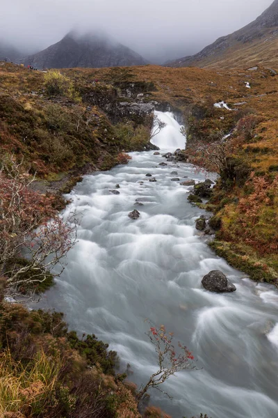 Fairy Pools Rainy Time Glen Brittle Skye Scotlan — Stock Photo, Image