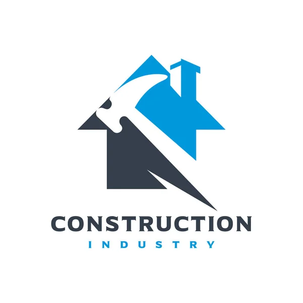 Home building logo ontwerp — Stockvector