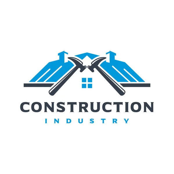 Home building logo ontwerp — Stockvector