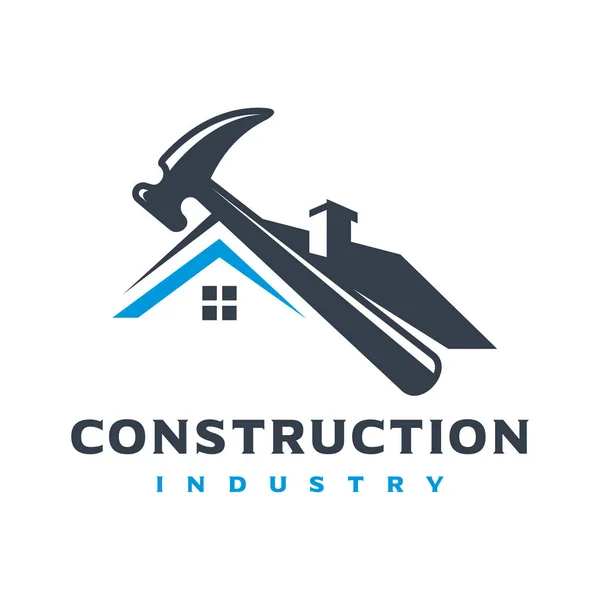 Home building logo ontwerp — Stockvector