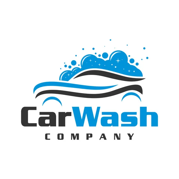 Car Wash Logo Ontwerp Van Bedrijf — Stockvector