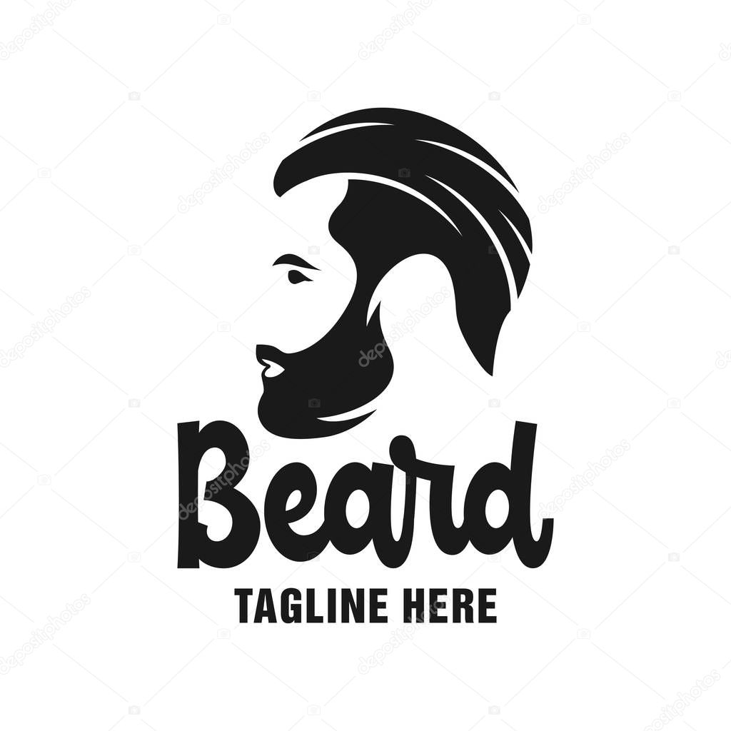Male beard care logo design your company