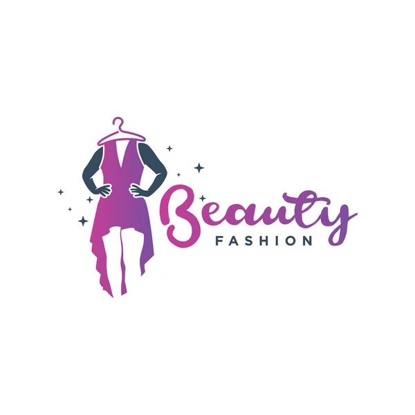 Fashion Design Women Clothing Logo — Stock Vector