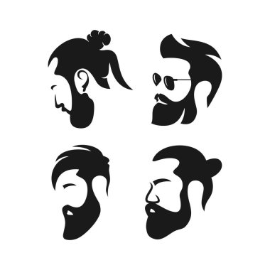 Erkeklerin kuaför salonunun logo tasarımı
