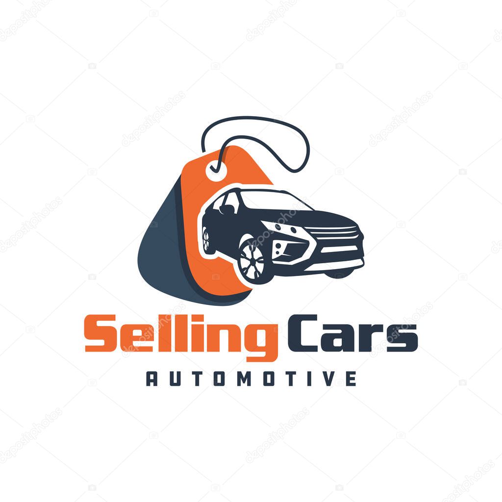 Car sales showroom logo design