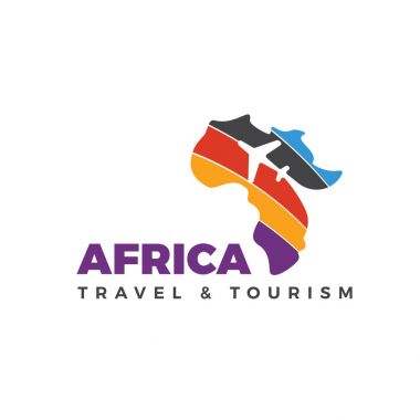 Afrika logosu Afrika harita vektör şablon öğeleri ve simgeler