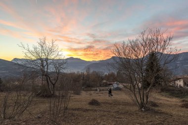 Dolomites içinde Trentino, güzel doğası 
