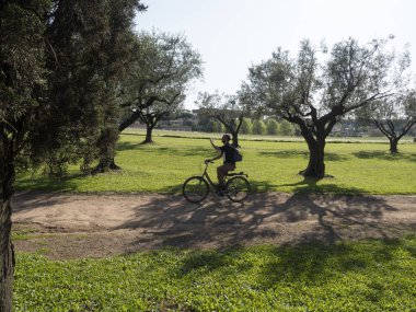 Via Appia, Porta Appia, Roma anicient yol üzerinden Appian yolu üzerinde 21 Nisan 2018