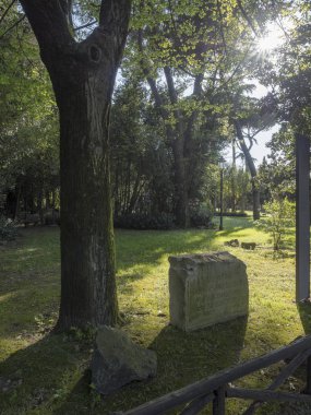 Via Appia, Porta Appia, Roma anicient yol üzerinden Appian yolu üzerinde 21 Nisan 2018