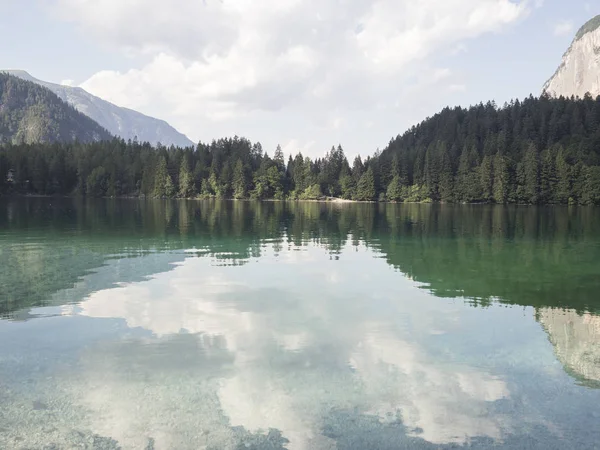 Juli 2017 Tovel Alpin See Naturpark Adamello Brenta Trentino Land — Stockfoto