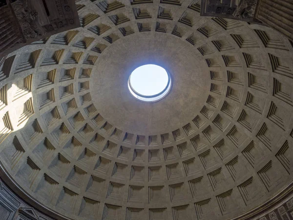 Abril 2018 Panteão Templo Romano Antigo Roma Itália — Fotografia de Stock