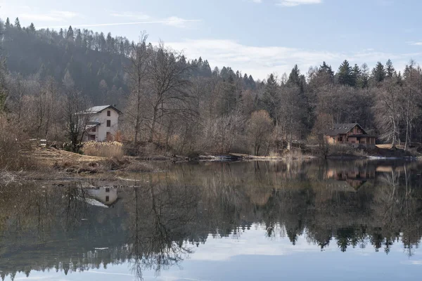 Cei See Trentino Winter Seasoncei See Trentino Winter — Stockfoto