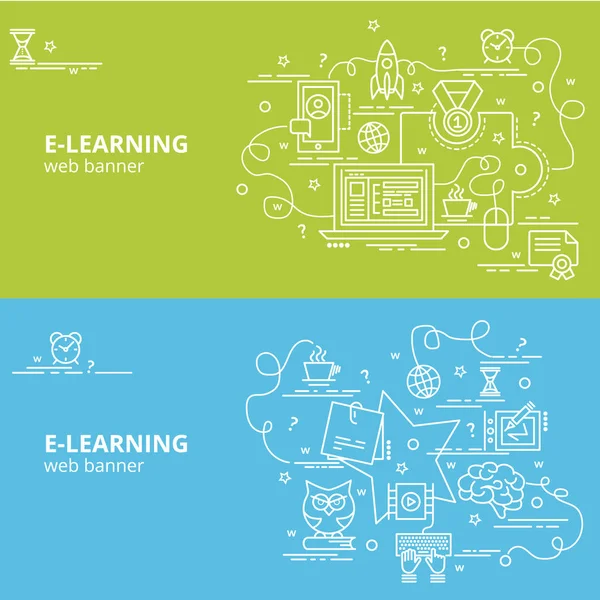 Concepção Design Colorido Plano Para Learning Ideia Infográfica Fazer Produtos —  Vetores de Stock