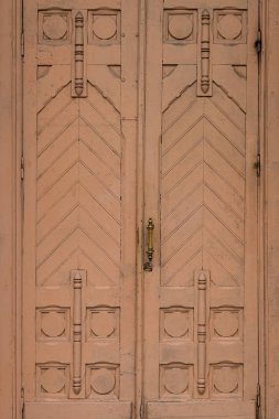Wooden vintage doors texture background clipart