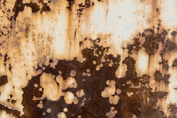 Background with rust on old wall surface