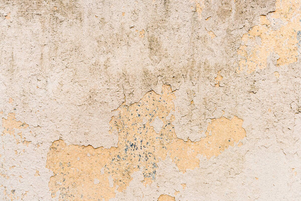 Dirty wall with old paint surface