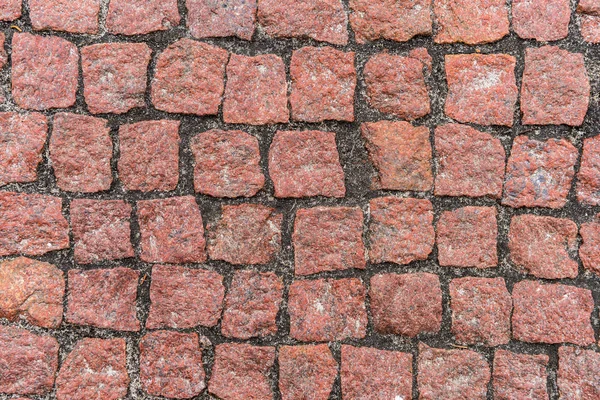 Piedras rojas camino superficie - foto de stock