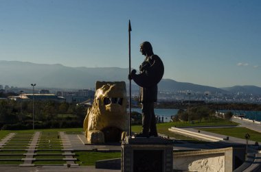 Samsun, Türkiye - 19 Kasım 2016: Amazon kadınlar Tema Parkı, Samsun, Türkiye