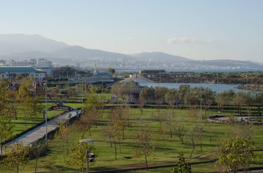 Samsun, Türkiye - 19 Kasım 2016: Amazon kadınlar Tema Parkı, Samsun, Türkiye