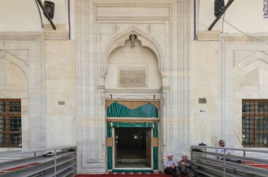 Skopje, Makedonya - 26 Haziran, 2017: Sultan Murad havarilerine Üsküp'teki eski ın Bazaarı yakınındaki