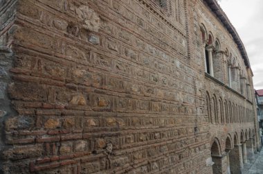 Ohrid, Makedonya - 03 Temmuz 2017: Ohri Old Town, Makedonya