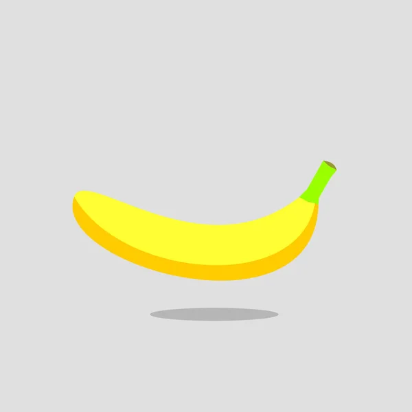 Verse Banaan Geïsoleerd Witte Achtergrond — Stockvector