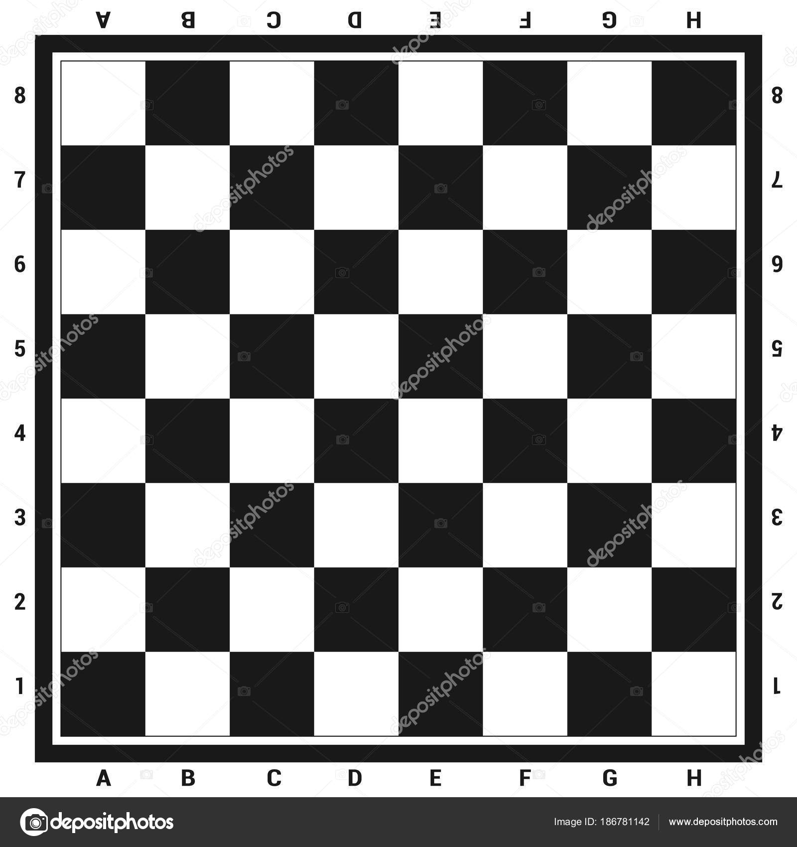 Um desenho de um jogo de xadrez preto e branco com as palavras peças de  xadrez nele.