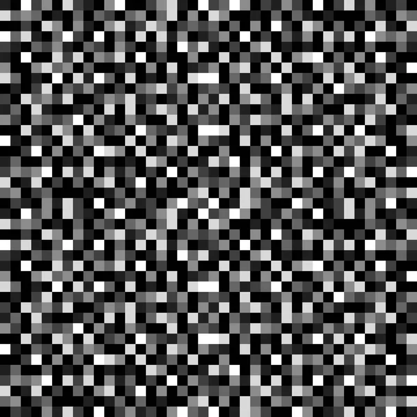 Imagem Geométrica Vetor Teste Padrão Branco Cinzento Preto Tela Pixel — Vetor de Stock