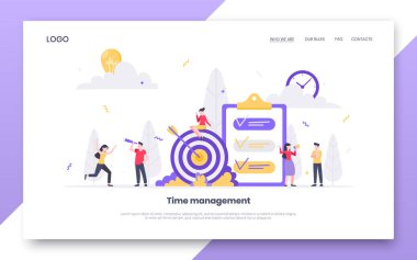 Küçük insanların birlikte çalıştığı takım çalışması konsepti