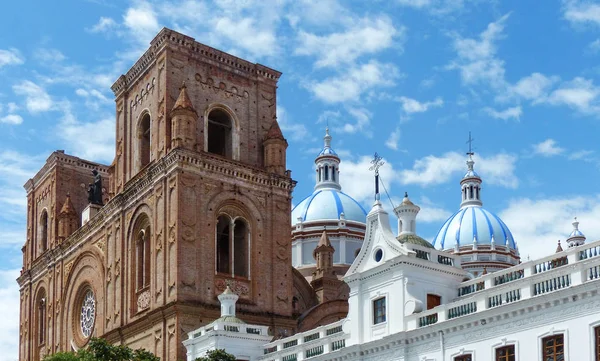 Новий Собор Або Catedral Inmaculada Concepcin Cuenca Центрі Куенки Еквадор — стокове фото
