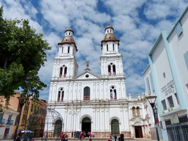 Куэнка Эквадор Января 2020 Года Вид Церковь Санто Доминго Историческом — стоковое фото