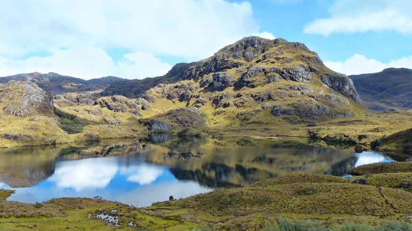 Cajas Ulusal Parkı Dağları Güney Amerika Ekvador Azuay Cuenca Dan — Stok fotoğraf